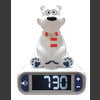 LEXIBOOK Reloj despertador con figura de luz nocturna de oso polar en 3D y fantásticos tonos de llamada
