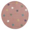 LIVONE Happy Rugs Fame dětský koberec růžový/multi kulatý