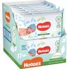 Huggies Natte doekjes Natural Biologisch afbreekbaar sensitive 4 x (3 x 48) babydoekjes, grootverpakking