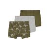 name it Boxer shorts 3-pack Dino Olive Night 