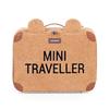 CHILDHOME Kinderkoffer Mini Traveller Teddy braun 