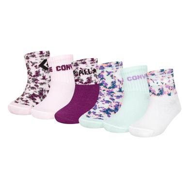 Converse Pakke med 6 sokker Camouflage pink