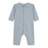 Petit Bateau Pyjama dors-bien bébé sans pied milleraies coton bleu rover/blanc marshmallow