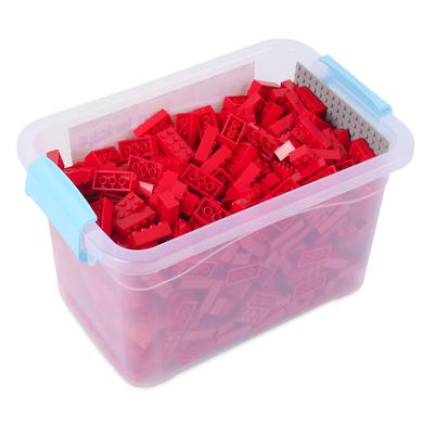 Katara Byggeklodser - 520 brikker med æske og bundplade, rød