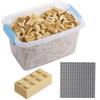 Katara Bouwstenen - 520 stuks met doos en bodemplaat, beige