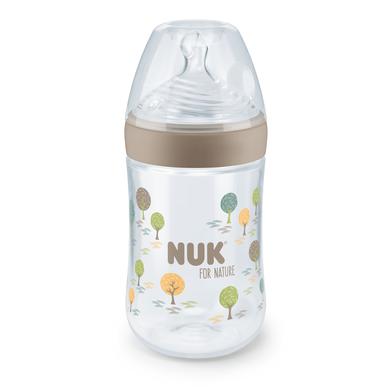 NUK Babyflasche for Nature 260ml, braun