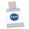 HERDING Sengelinned NASA grå-hvid 135 x 200 cm