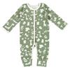 Alvi ® Pyjamas Granit Animals granitgrön/vit