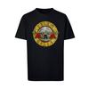 F4NT4STIC T-Shirt Guns 'n' Roses Band Vintage Classic Logo (Distressed) Black schwarz