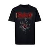 F4NT4STIC T-Shirt Slipknot Metal Band Shattered Glass schwarz